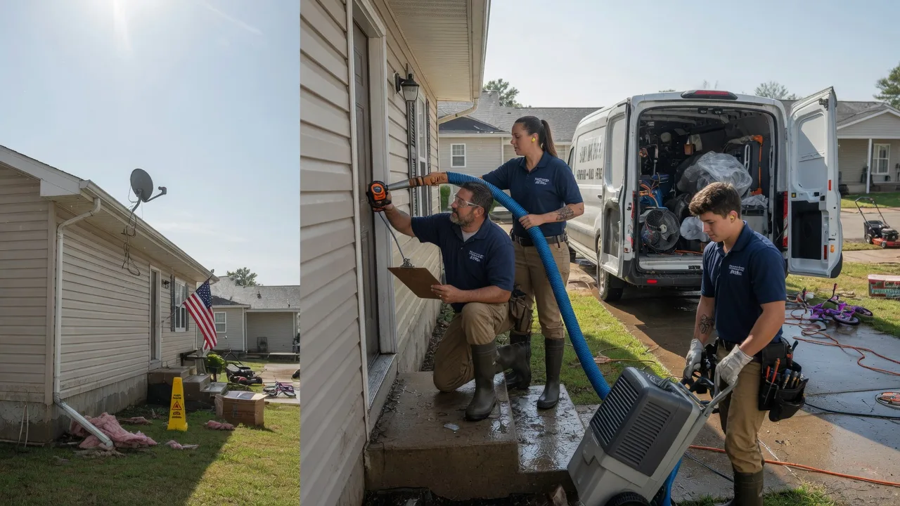 Ceiling Water Damage Restoration in Perry, IL near me